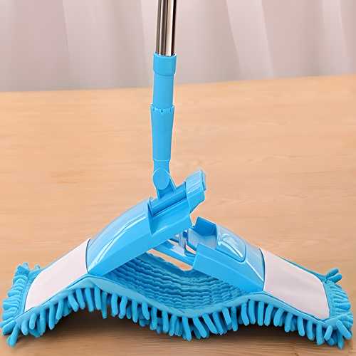 Mop-Wet and Dry Cleaning Flat Microfiber Floor Cleaning Mop